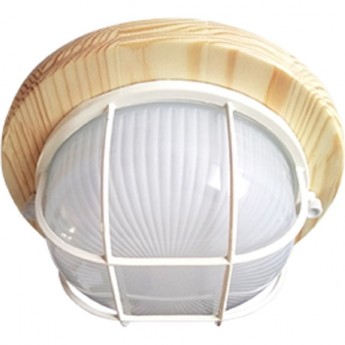 Светильник ECOLA GX53 LED НБО-03-60-012 Круг накладной IP65 дерево Клен 1*GX53 матовый с решеткой 220х84 Светильник ECOLA GX53 LED НБО-03-60-012 Круг накладной IP65 дерево Клен 1*GX53 матовый с решеткой 220х84