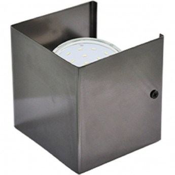 Светильник ECOLA GX53-N51 настенный бра прямоугольный черный хром 1* GX53 100х100х90 (1 из цв. уп. по 2) Светильник ECOLA GX53-N51 настенный бра прямоугольный черный хром 1* GX53 100х100х90 (1 из цв. уп. по 2)