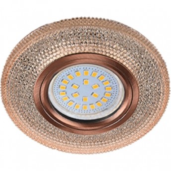 Светильник ECOLA MR16 LD7069 GU5.3 встр. искристый с подсветкой "Модерн" Светло-золотистый / Черненая медь 25x95 Светильник ECOLA MR16 LD7069 GU5.3 встр. искристый с подсветкой "Модерн" Светло-золотистый / Черненая медь 25x95