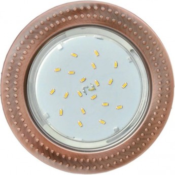 Встраиваемый светильник ECOLA GX53 H4 FP61H4ECB чеканка, черненая медь Встраиваемый светильник ECOLA GX53 H4 FP61H4ECB чеканка, черненая медь