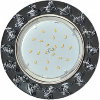 Встраиваемый светильник ECOLA GX53 H4 FL53RNECB черный хром Встраиваемый светильник ECOLA GX53 H4 FL53RNECB черный хром