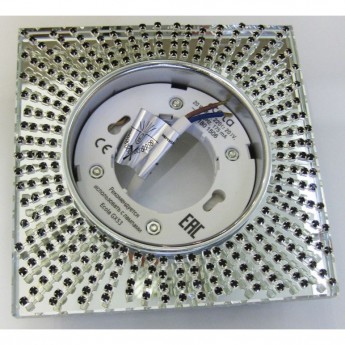 Встраиваемый светильник ECOLA GX53 H4 GLASS FB53SGECB хром Встраиваемый светильник ECOLA GX53 H4 GLASS FB53SGECB хром