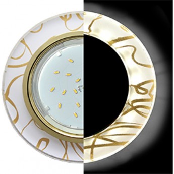 Встраиваемый светильник ECOLA GX53 H4 LD5310 SG53RNECH золото Встраиваемый светильник ECOLA GX53 H4 LD5310 SG53RNECH золото