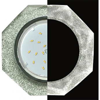 Встраиваемый светильник ECOLA GX53 H4 LD5312 GLASS SS538AECH хром, серебряный блеск Встраиваемый светильник ECOLA GX53 H4 LD5312 GLASS SS538AECH хром, серебряный блеск