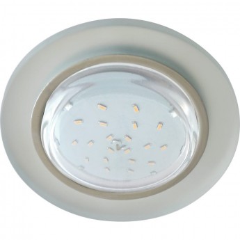 Встраиваемый светильник ECOLA GX53 H4 LD5314 GLASS SL53RSECH хром - матовый 38x120 Встраиваемый светильник ECOLA GX53 H4 LD5314 GLASS SL53RSECH хром - матовый 38x120