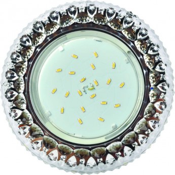 Встраиваемый светильник ECOLA H4 LD7009 FK53CCEFB GX53 Прозрачный и Черный / Хром Встраиваемый светильник ECOLA H4 LD7009 FK53CCEFB GX53 Прозрачный и Черный / Хром