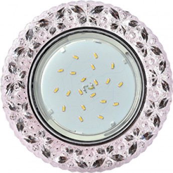 Встраиваемый светильник ECOLA H4 LD7040 FP53CBEFB GX53 Светло-розовый / Хром Встраиваемый светильник ECOLA H4 LD7040 FP53CBEFB GX53 Светло-розовый / Хром