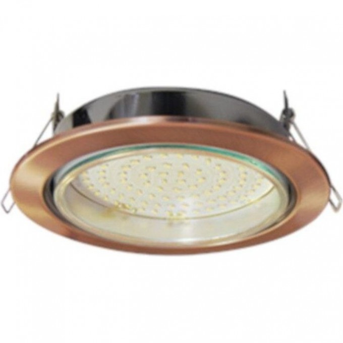 Встраиваемый светильникECOLA GX70 H5 черненая медь FP70H5ECB